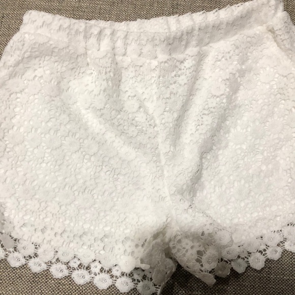 Lace shorts